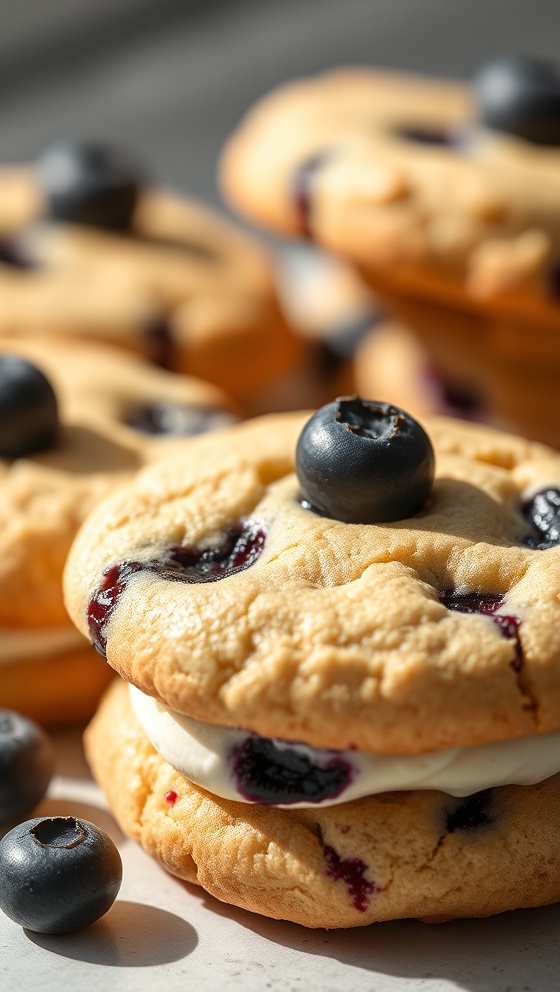 Blueberry Cream Cheese Cookies