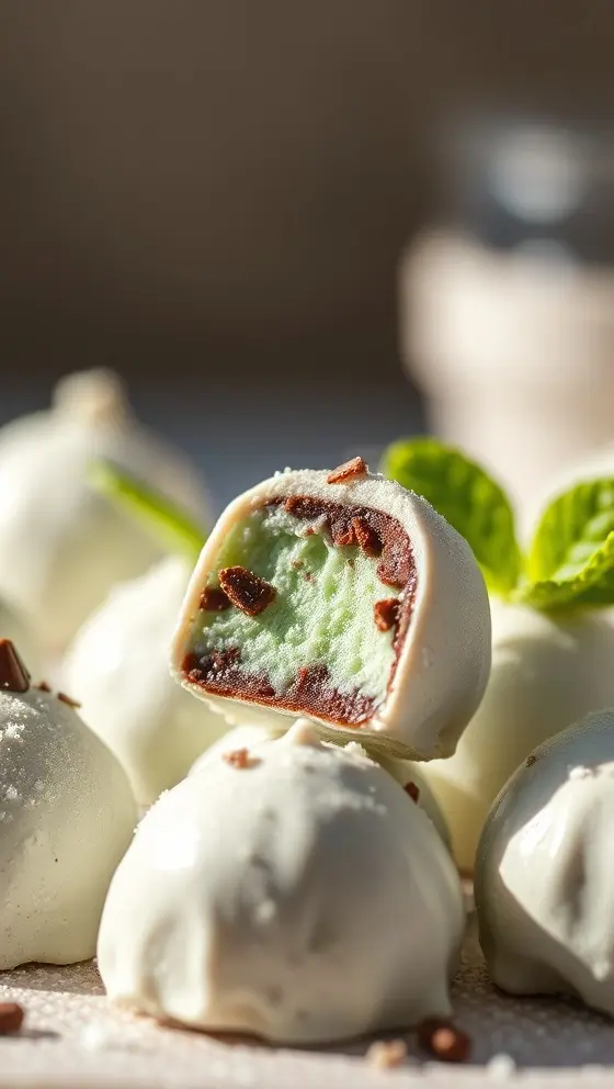 Frosty Mint Chocolate Drops