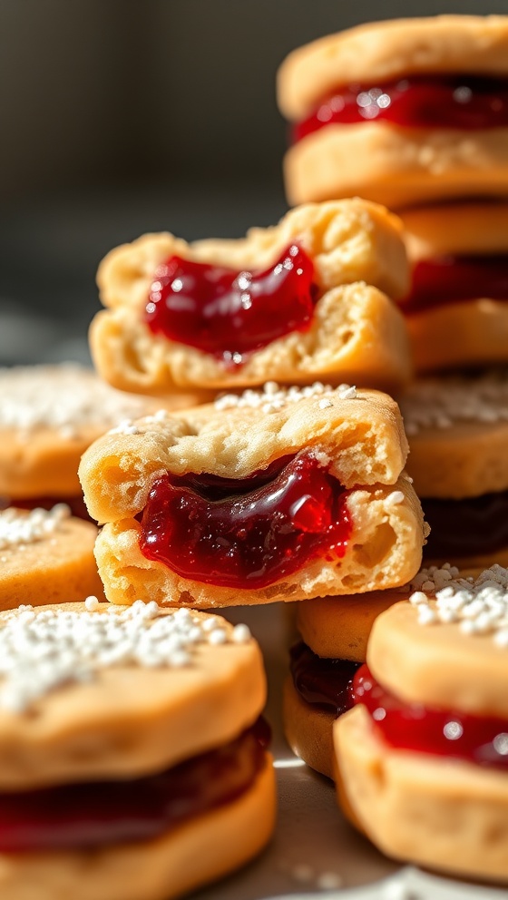Jam-Filled Shortbread Bites