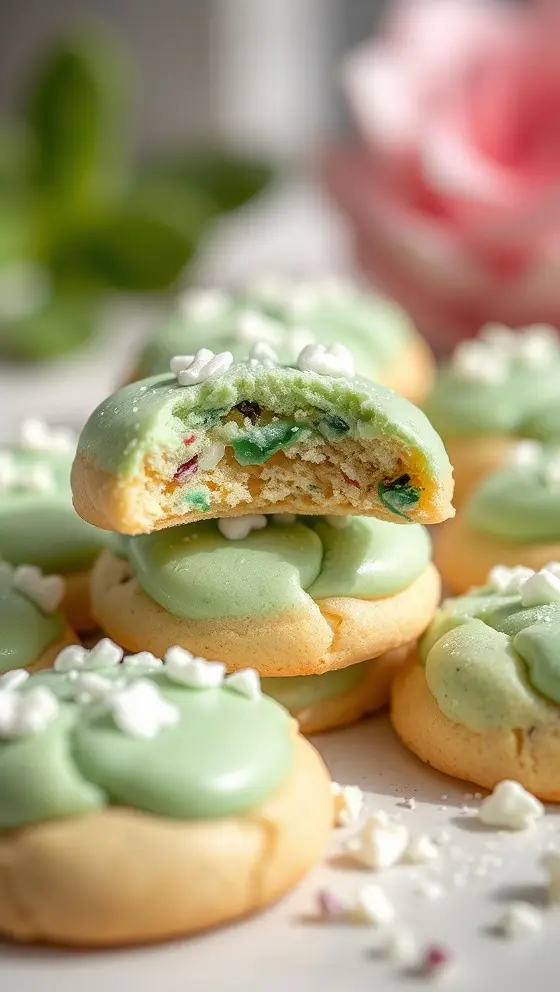 Minty Blossom Cookie Treats