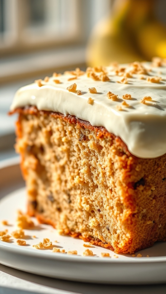 Banana Bread Cake with Cream Cheese Frosting