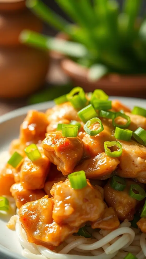 Flavorful Scallion Chicken