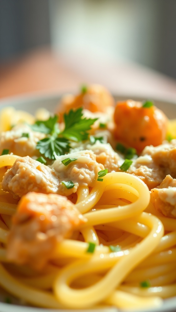 Garlic Butter Chicken Pasta