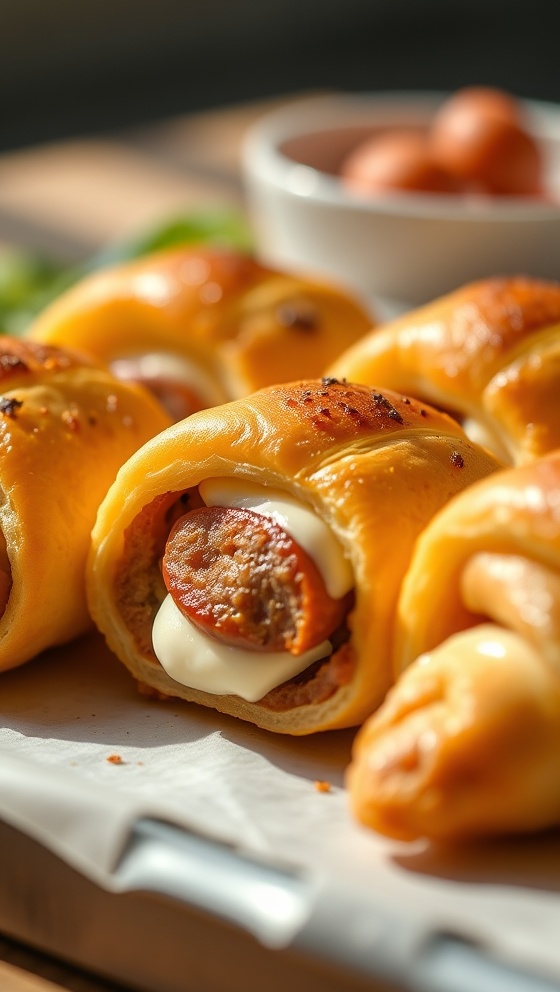 Sausage Cream Cheese Crescents