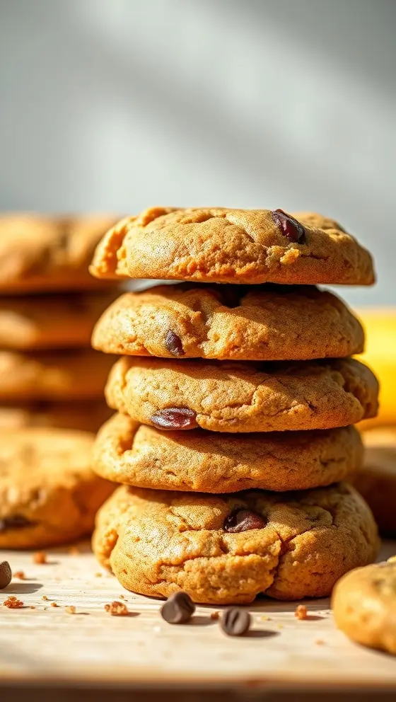 Soft Banana Bread Cookies