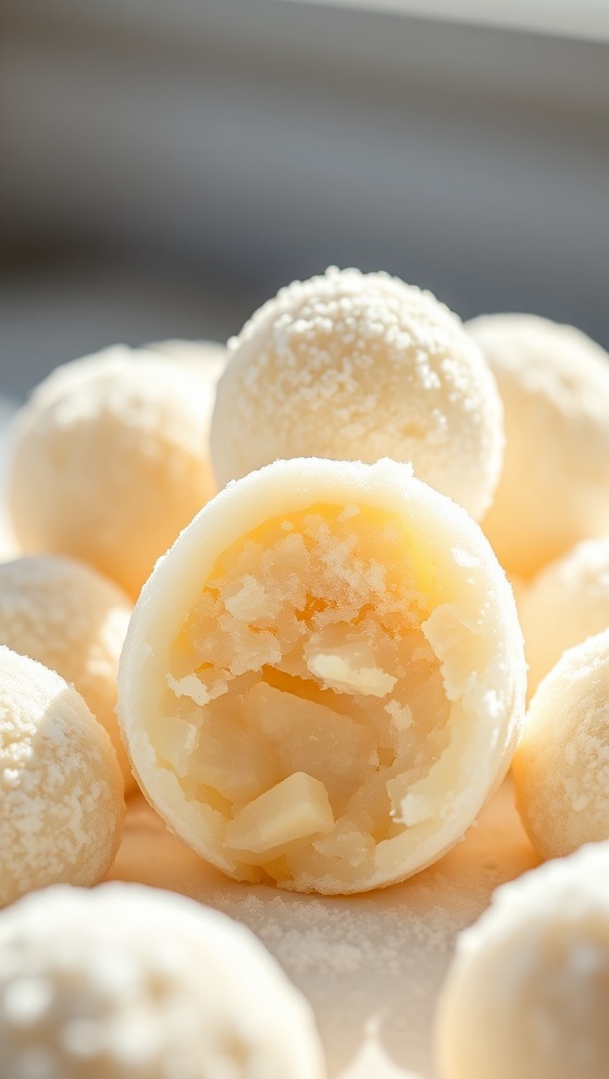 Sweetened Condensed Milk Snowballs