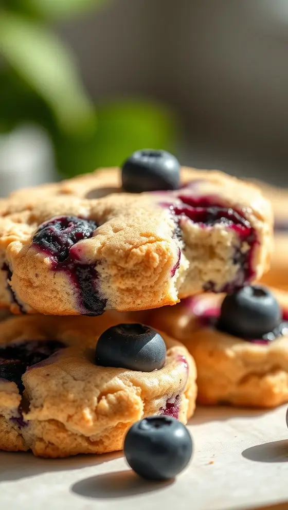 Blueberry Cheesecake Cookies