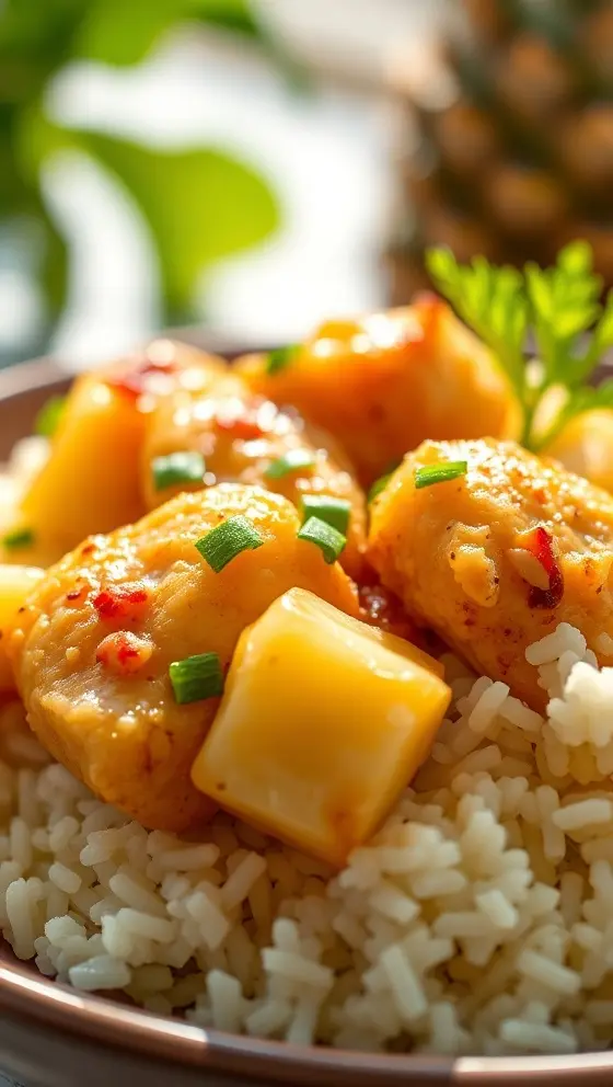 Pineapple Chicken and Rice